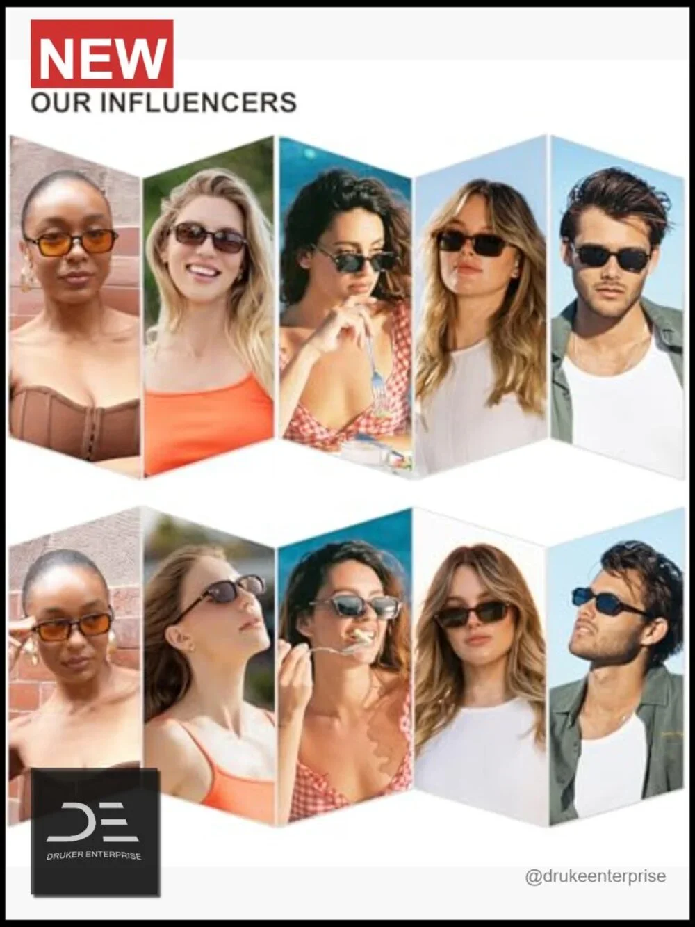 Retro Rectangle Polarized Sunglasses, UV400 TAC Lenses, Thin Frame